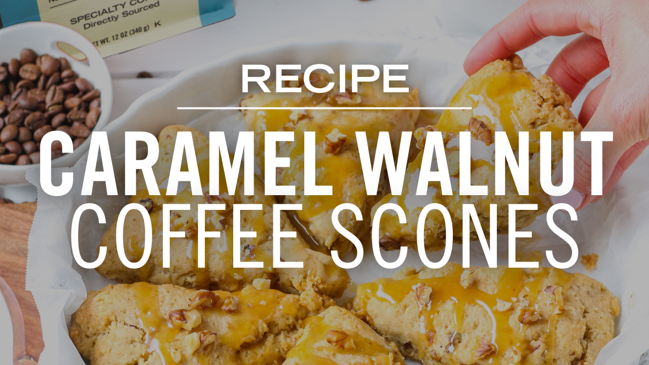 Recipe: Caramel Walnut Coffee Cake Scones – Ferris Coffee & Nut Co.
