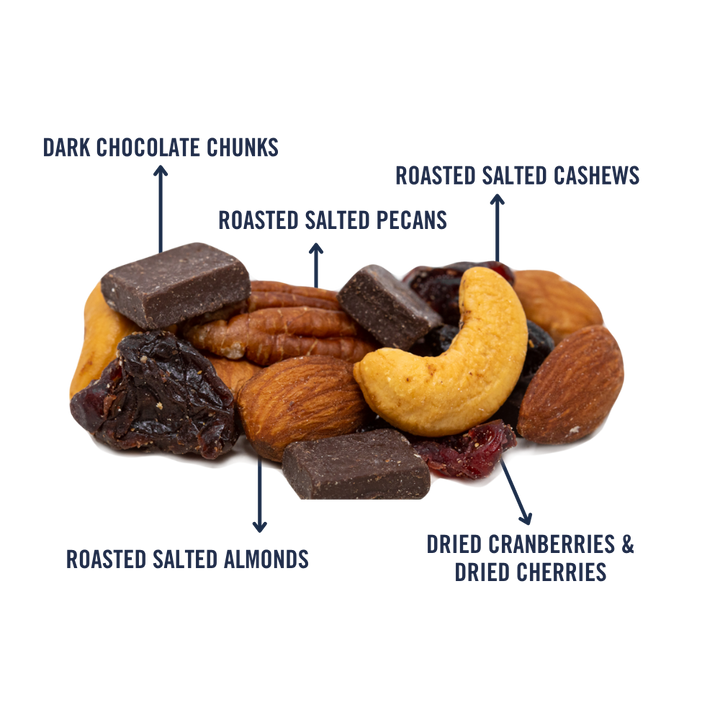 Cherries, Berries & Nuts with Dark Chocolate (Roasted Salted) 16 oz.