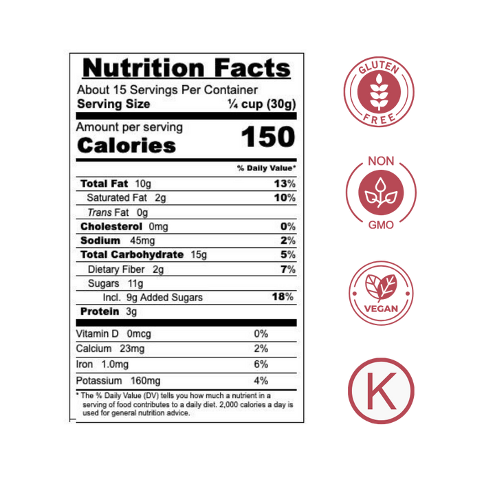 Cherries, Berries & Nuts with Dark Chocolate (Roasted Salted) 16 oz.