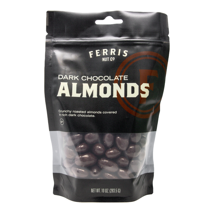 Dark Chocolate Almonds 10 oz.