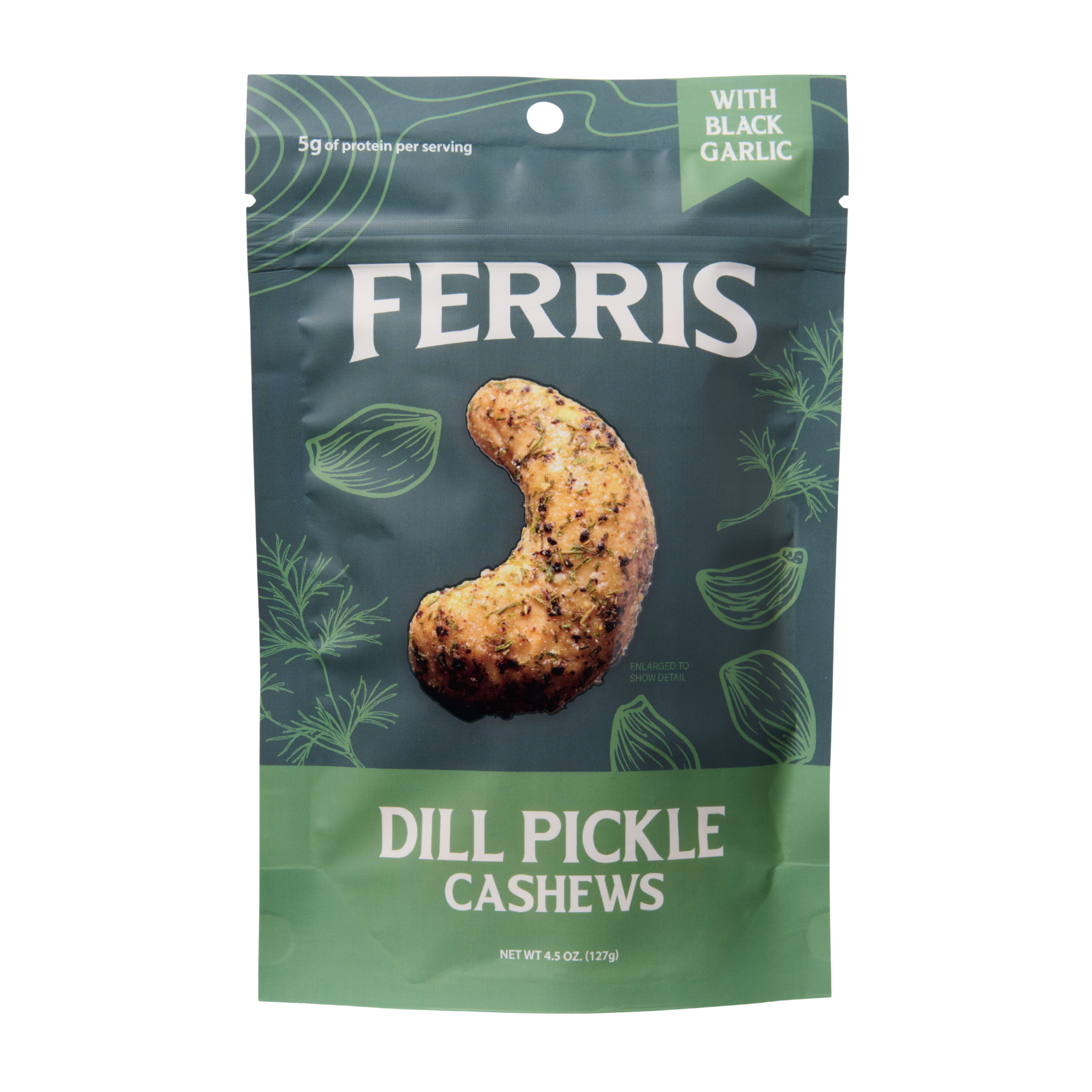 Dill Pickle & Black Garlic Cashews | Ferris Nut Co. – Ferris