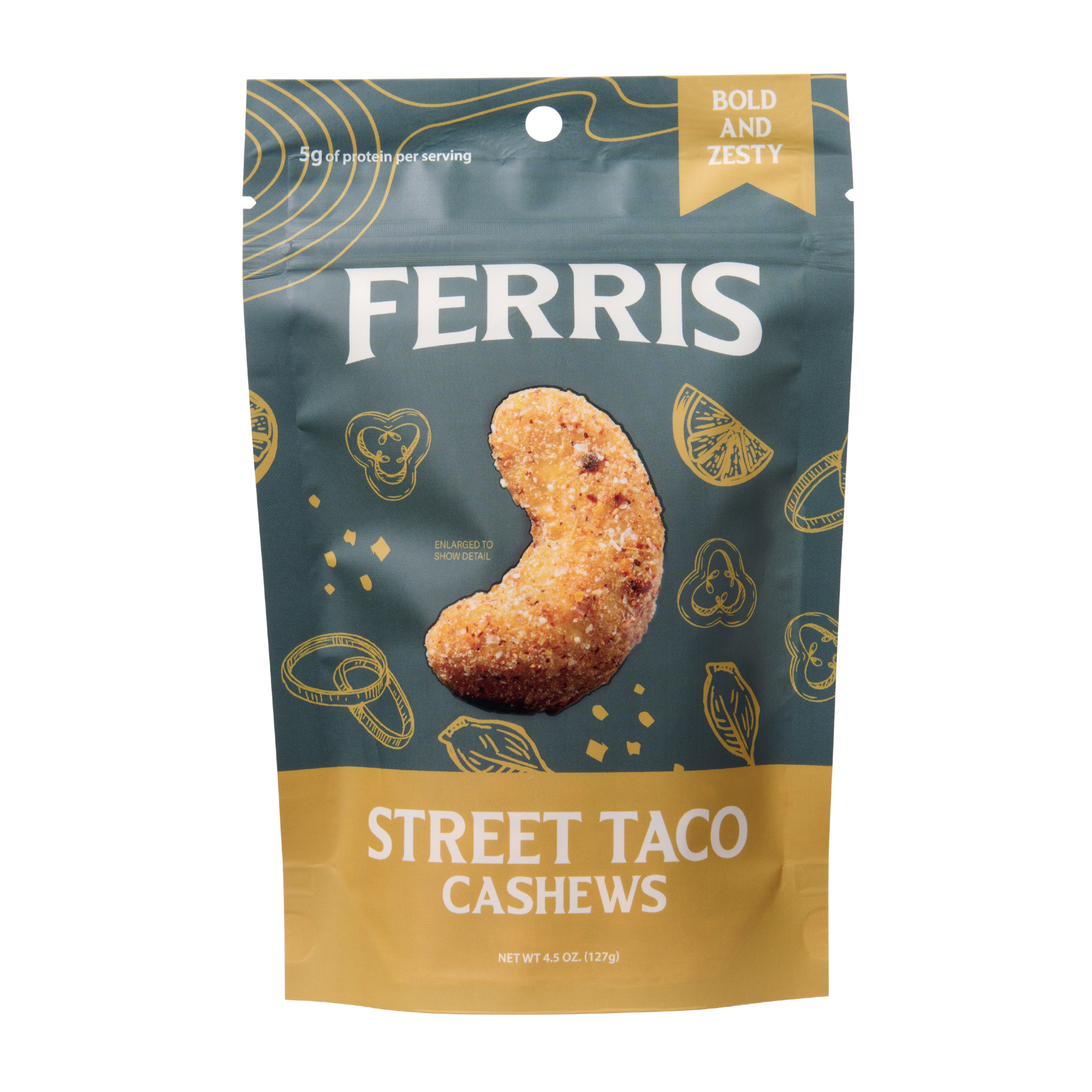 Street Taco Cashews 4.5 oz. | Ferris Nut Co. – Ferris Coffee & Nut Co.