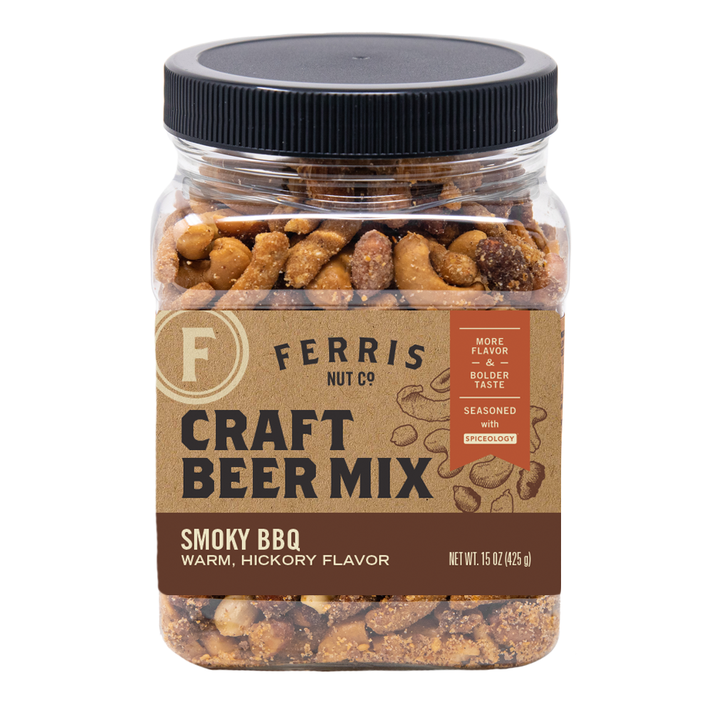 Hickory Smoky BBQ Craft Beer Nut Mix Ferris Nut Co. Ferris Coffee