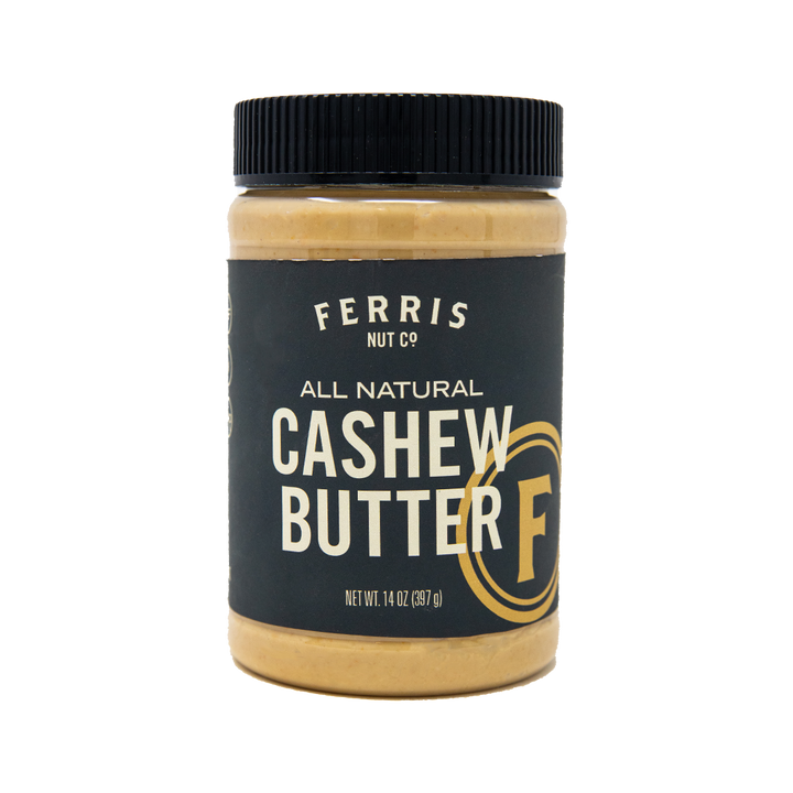 14 ounce jar of all natural cashew butter