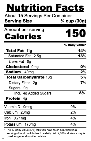Sweet & Savory Trail Mix 16 oz.