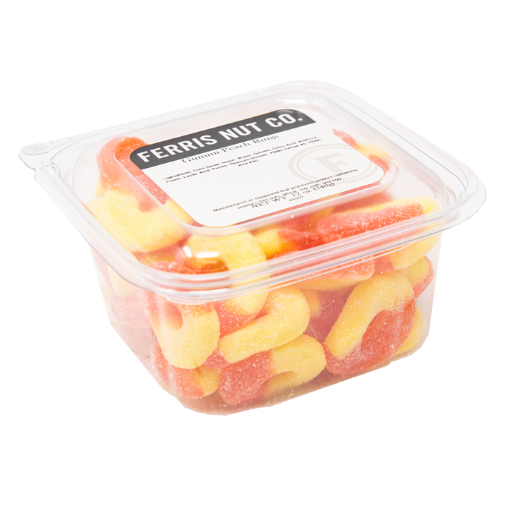 Gummi Peach Rings 12 oz.
