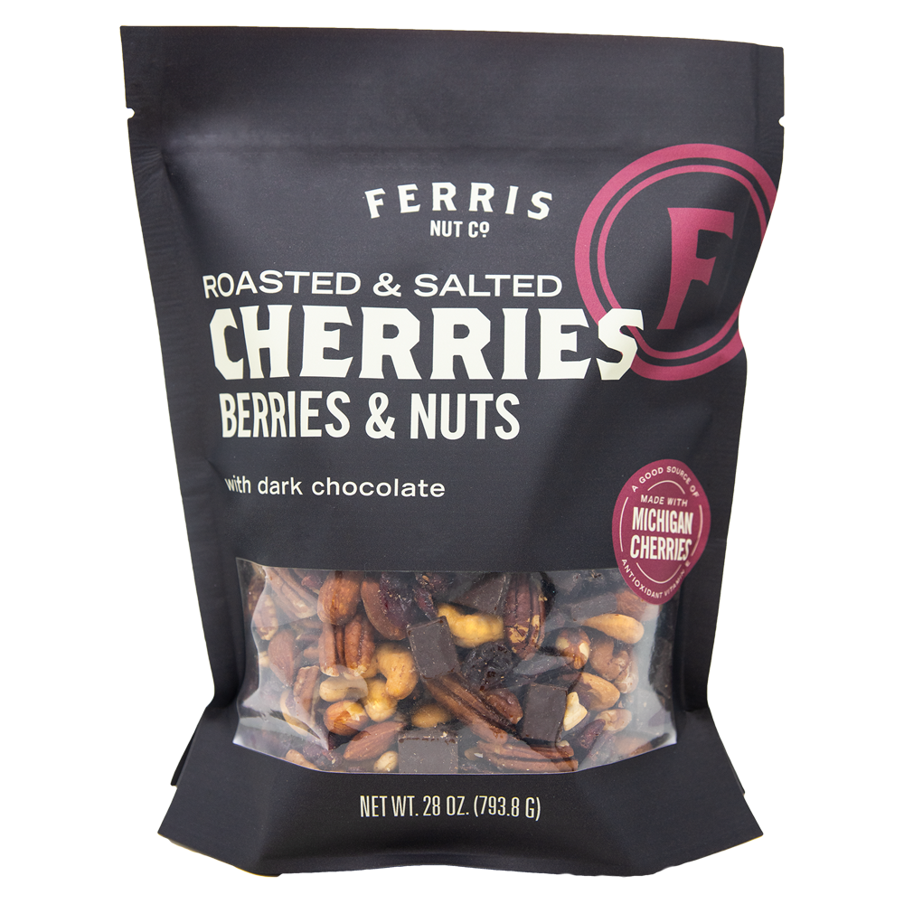 Best-selling Cherries, Berries & Nuts with Dark Chocolate Trail