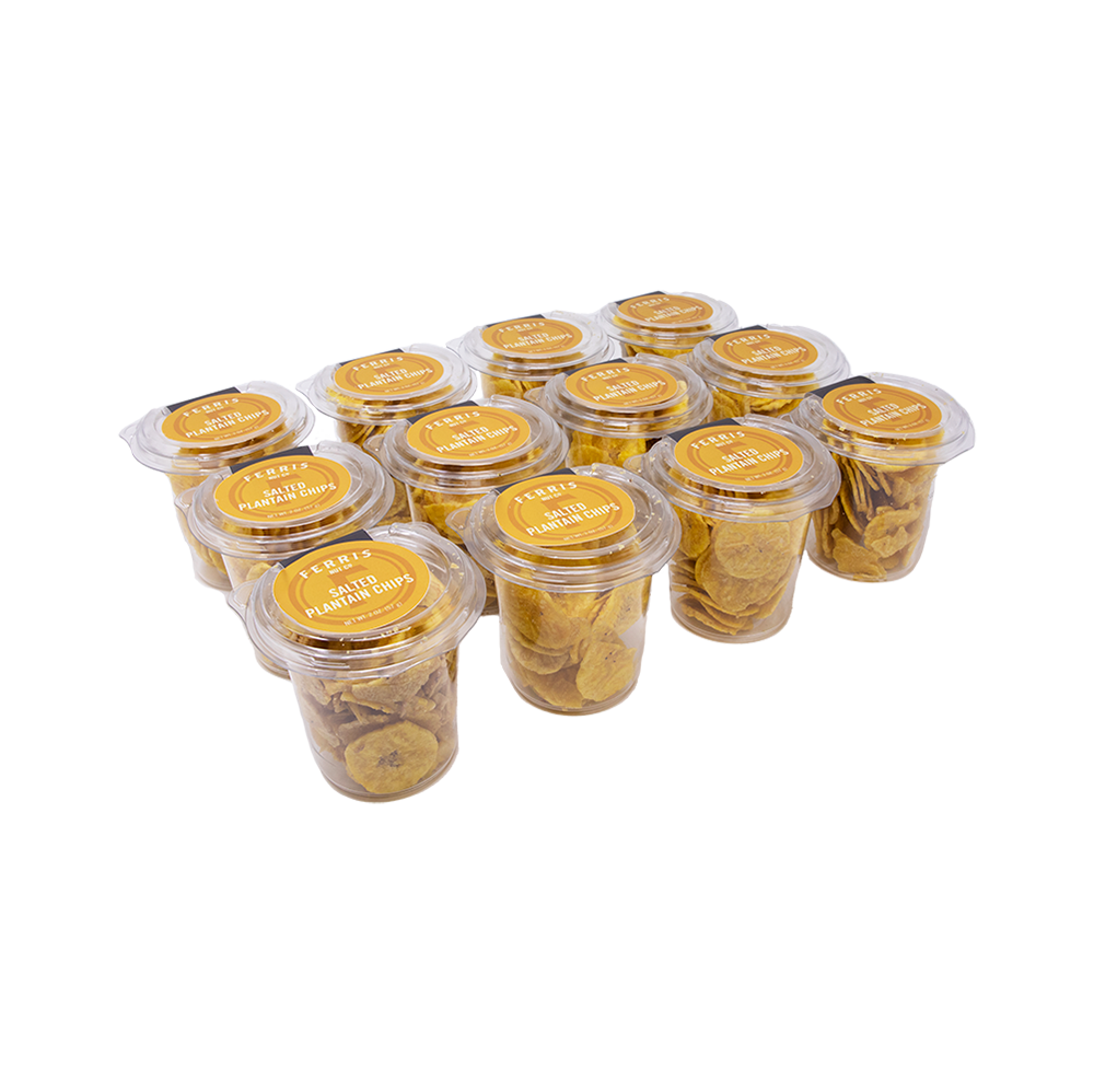 Salted Plantain Chips To Go Cup 12-count