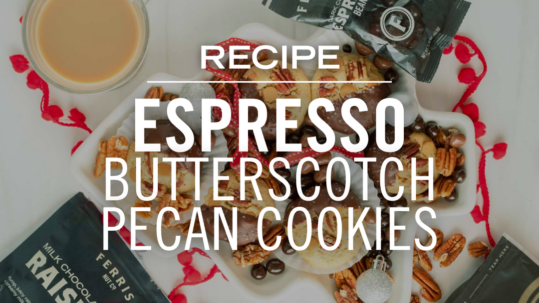 Recipe: Espresso Butterscotch Pecan Chocolate-Dipped Cookies