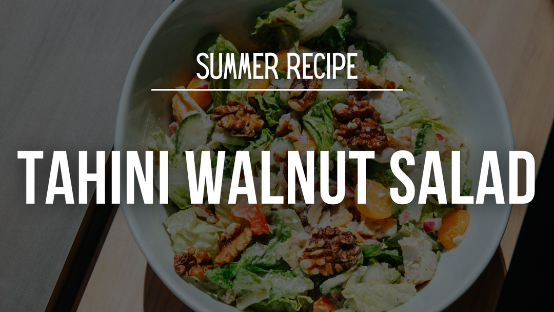Tahini Walnut Salad Recipe