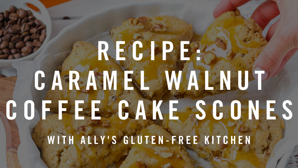 Recipe: Caramel Walnut Coffee Cake Scones