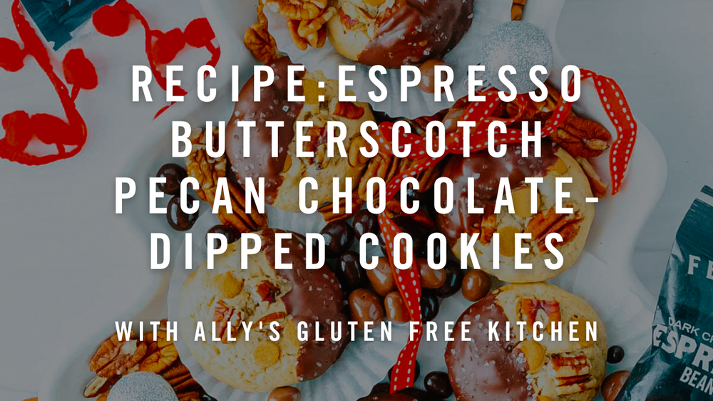 Recipe: Espresso Butterscotch Pecan Chocolate-Dipped Cookies