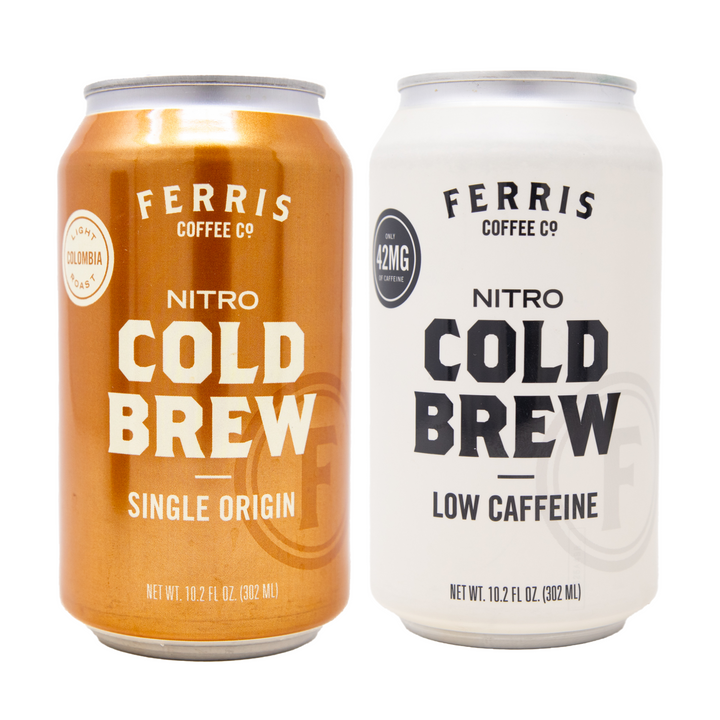 Nitro Cold Brew Mix Pack: Low Caff + Single Origin
