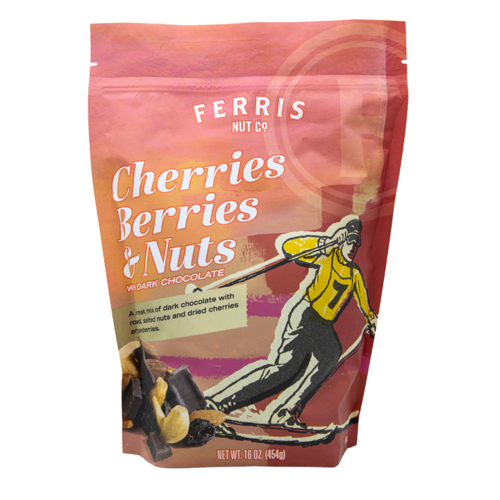 Cherries Berries & Nuts with Dark Chocolate Holiday 16 oz.