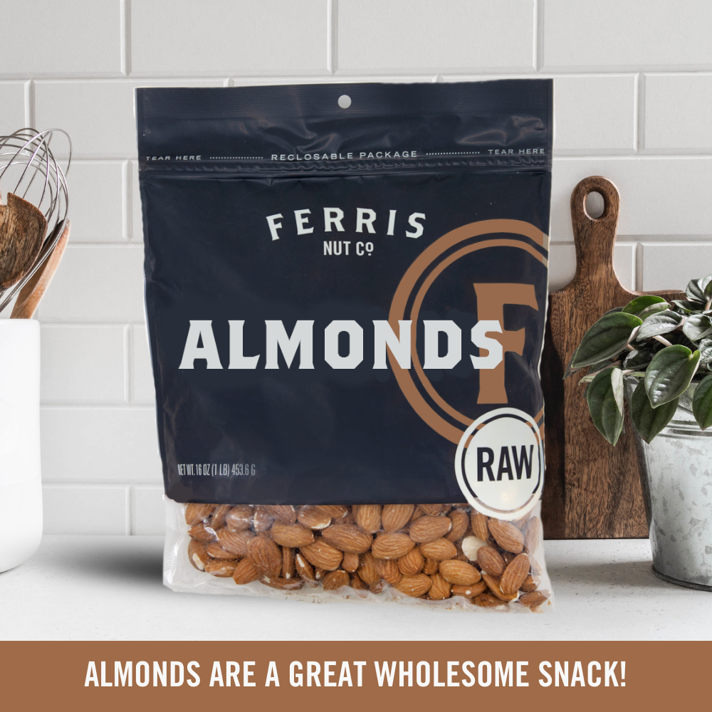 Almonds, Whole (Raw) 16 oz.