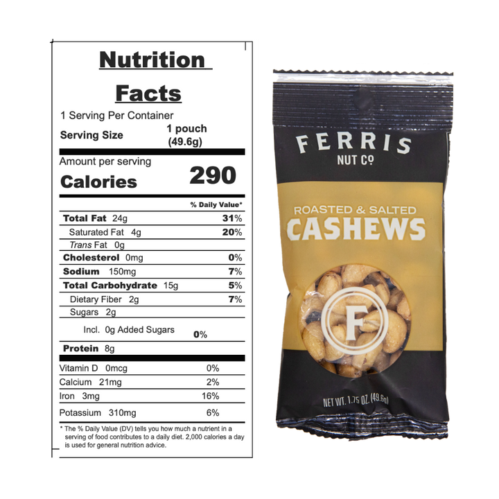 Cashews Grab + Go 12-count