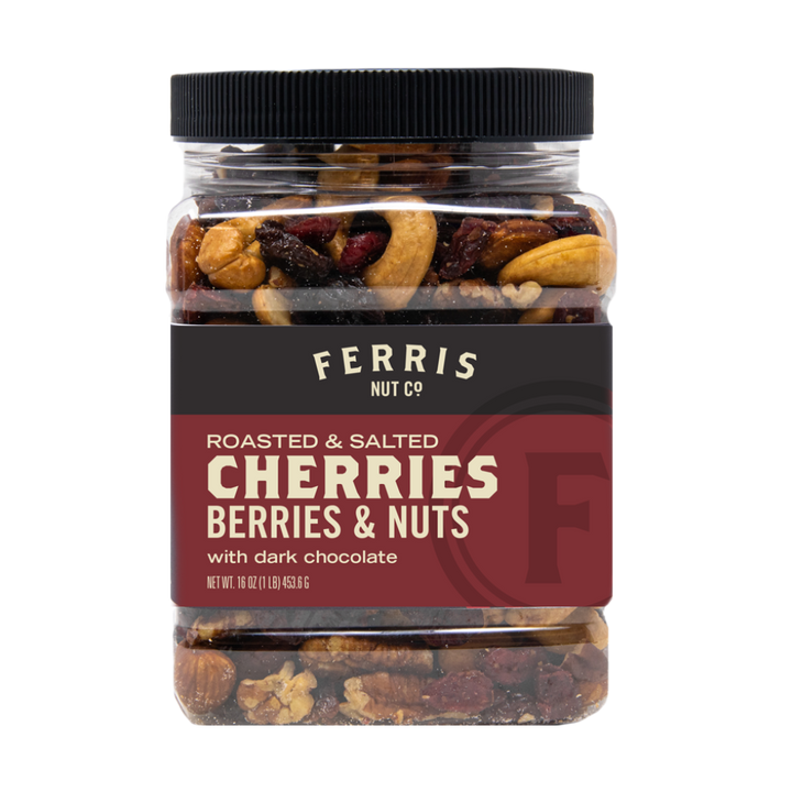 Cherries, Berries & Nuts with Dark Chocolate (Roasted Salted) 16 oz.