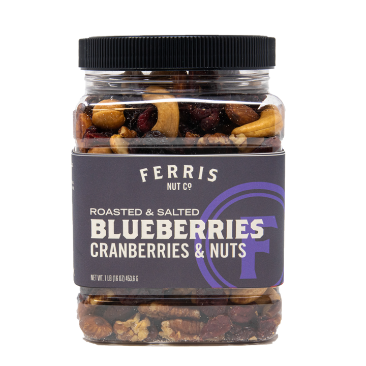 Blueberries, Cranberries & Nuts (Roasted Salted) 16 oz.