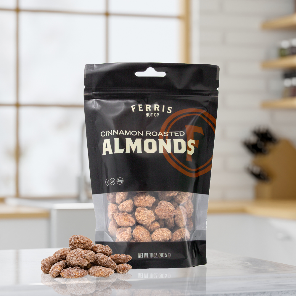 Cinnamon Roasted Almonds 10 oz.