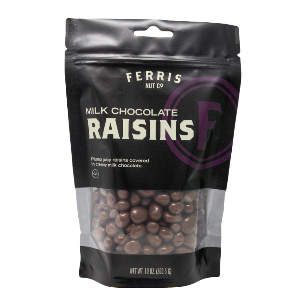 Milk Chocolate Raisins 10 oz.