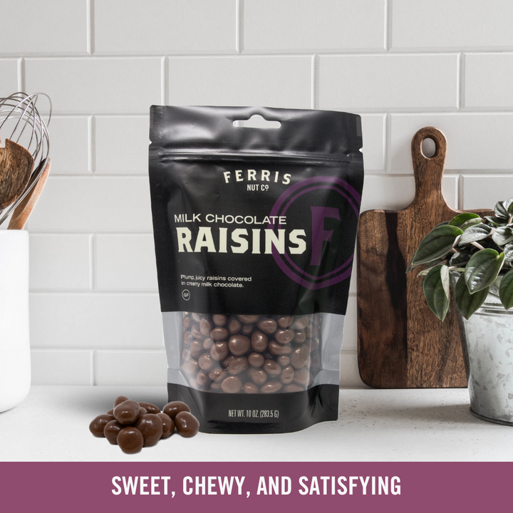 Milk Chocolate Raisins 10 oz.