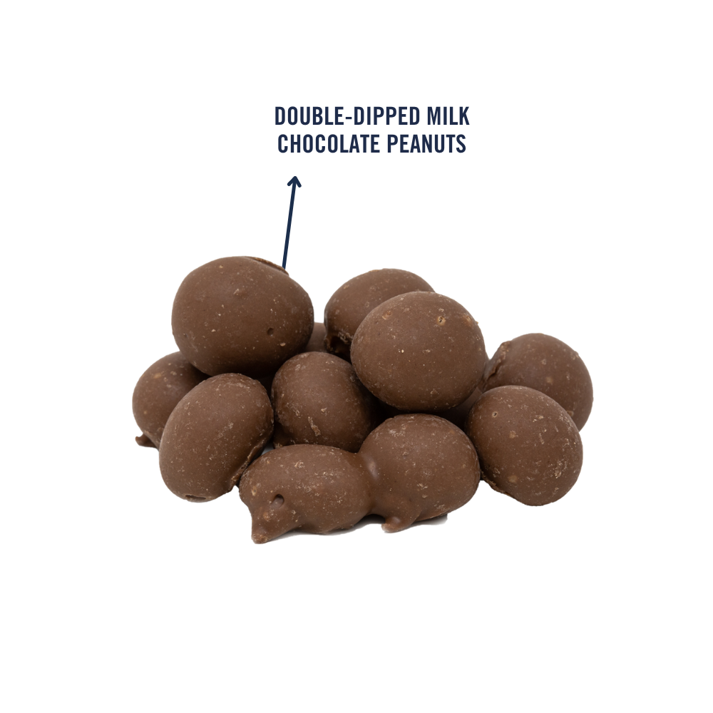 Double Dipped Chocolate Peanuts 10 oz.