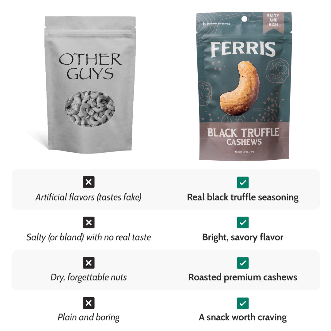 Black Truffle Salt Cashews 4.5 oz.