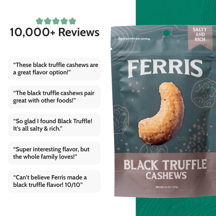 Black Truffle Salt Cashews 4.5 oz.