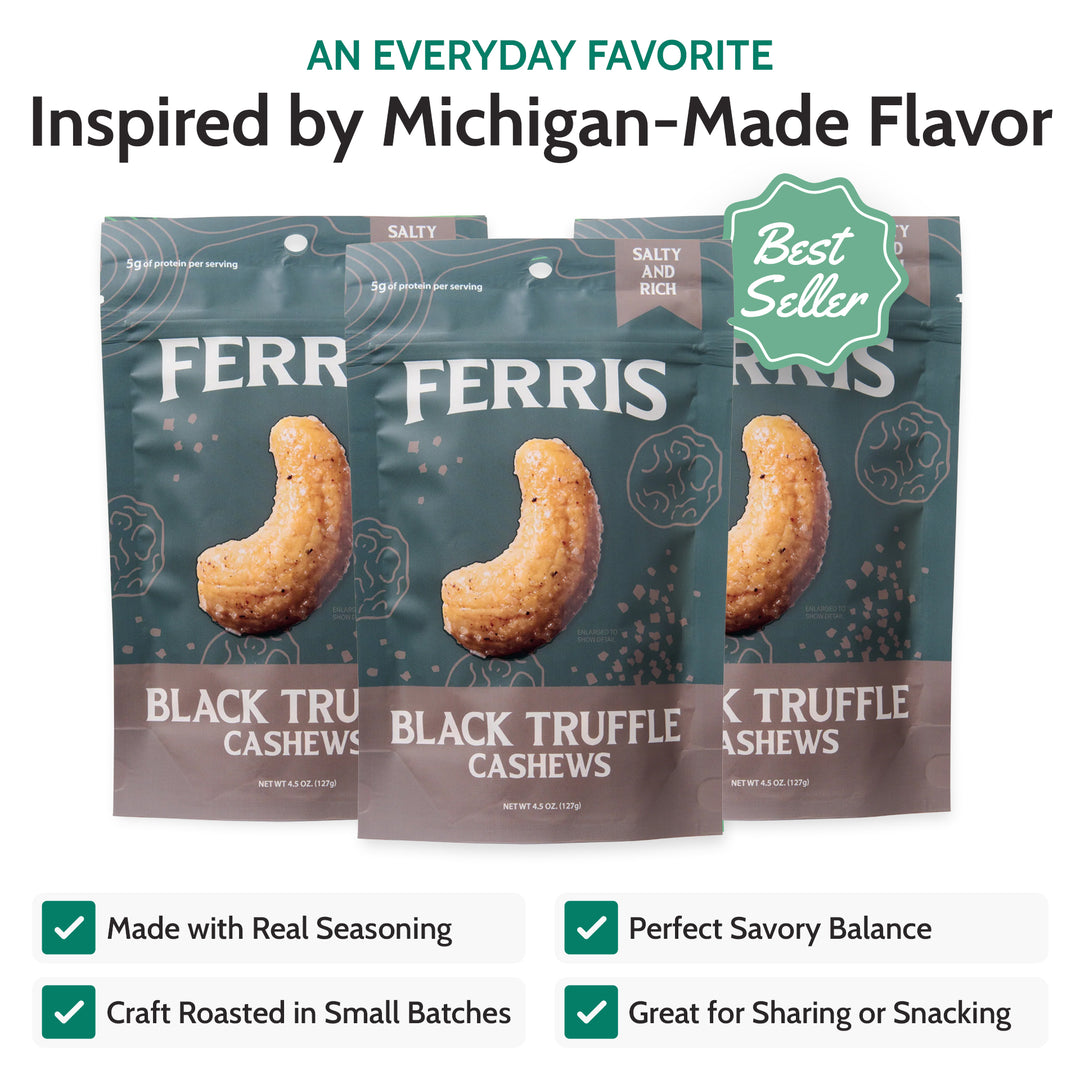 Black Truffle Salt Cashews 4.5 oz.