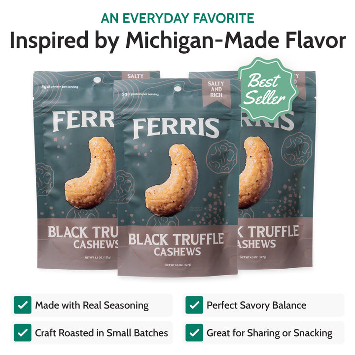 Black Truffle Salt Cashews 4.5 oz.