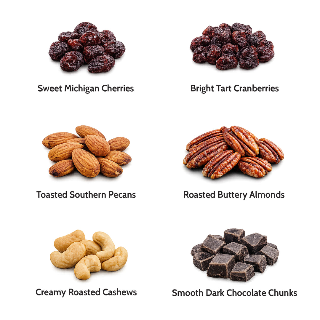 Cherries, Berries & Nuts with Dark Chocolate (Roasted Salted) 28 oz.