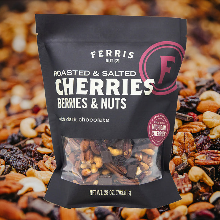 Cherries, Berries & Nuts with Dark Chocolate (Roasted Salted) 28 oz.
