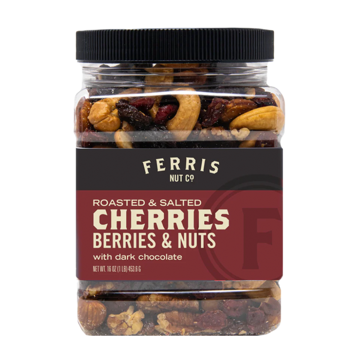Cherries, Berries & Nuts with Dark Chocolate (Roasted Salted) 16 oz.