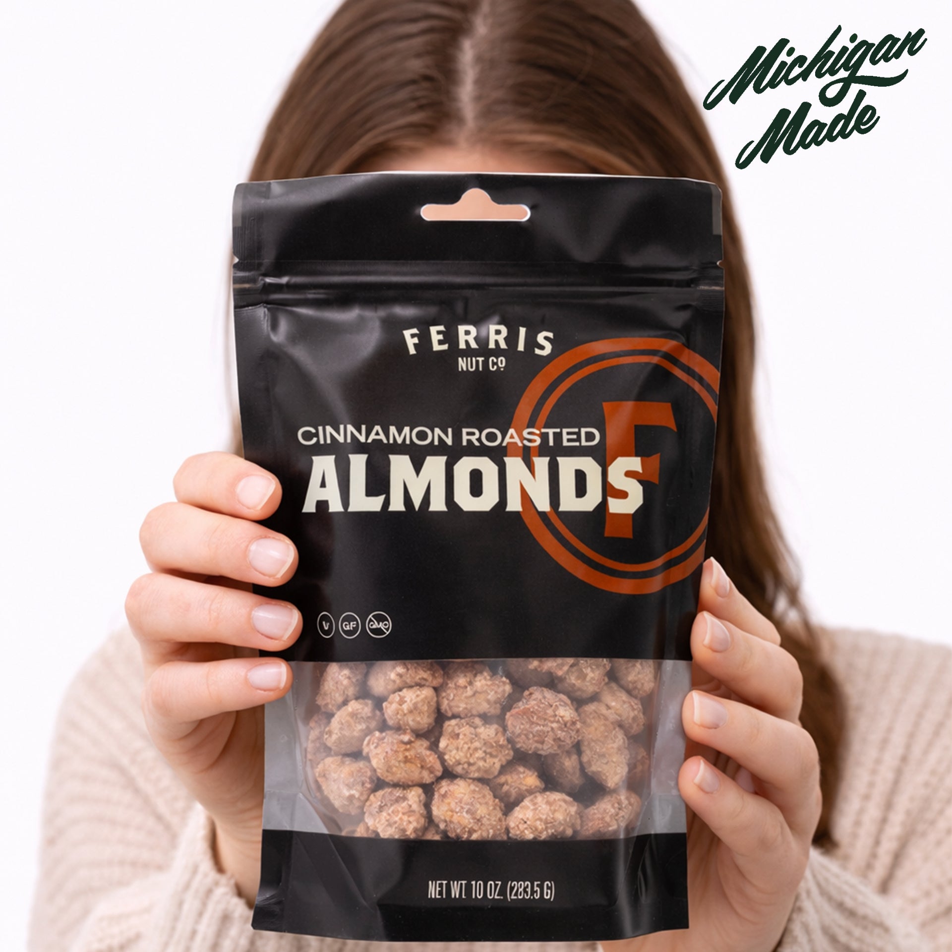 Cinnamon Roasted Almonds | Ferris Nut – Ferris Coffee & Nut Co.