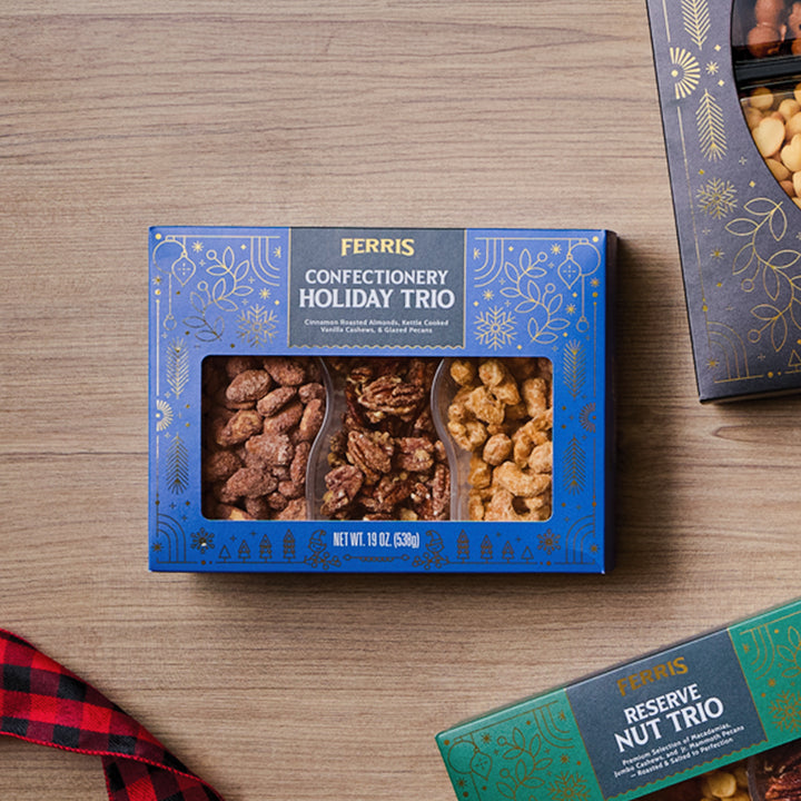Confectionery Nut Trio