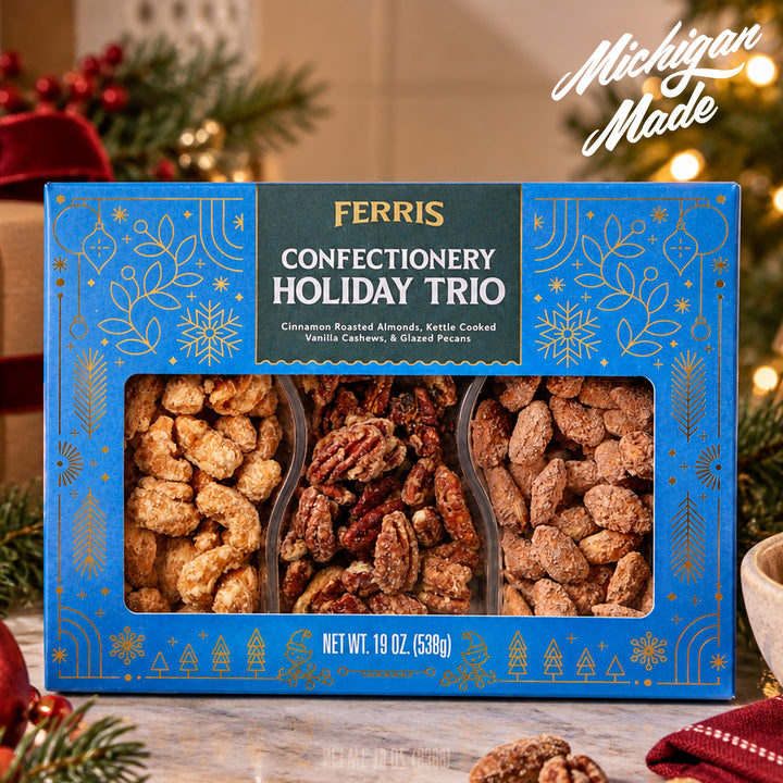 Confectionery Nut Trio