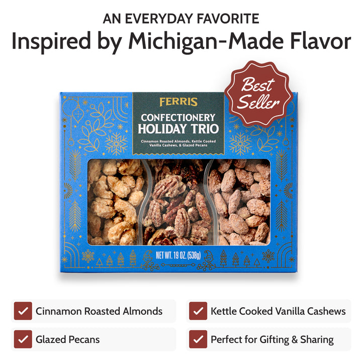 Confectionery Nut Trio