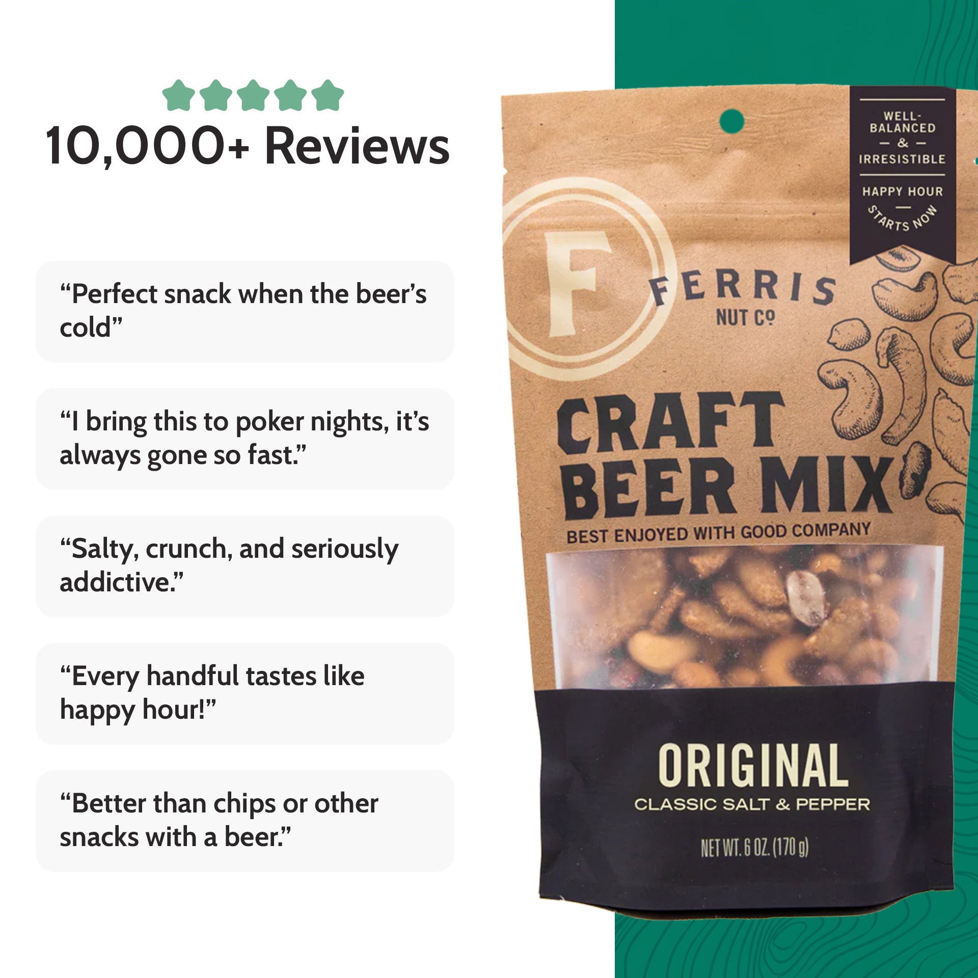 Craft Beer Nut Mix | Ferris Nut Co. – Ferris Coffee & Nut Co.