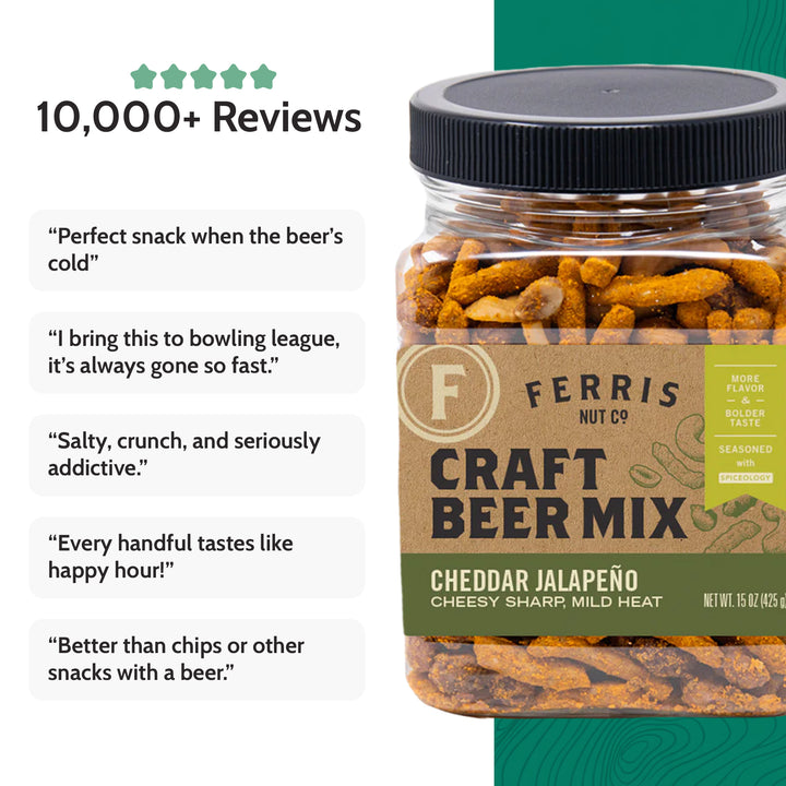 Craft Beer Mix (Cheddar Jalapeño) 15 oz.