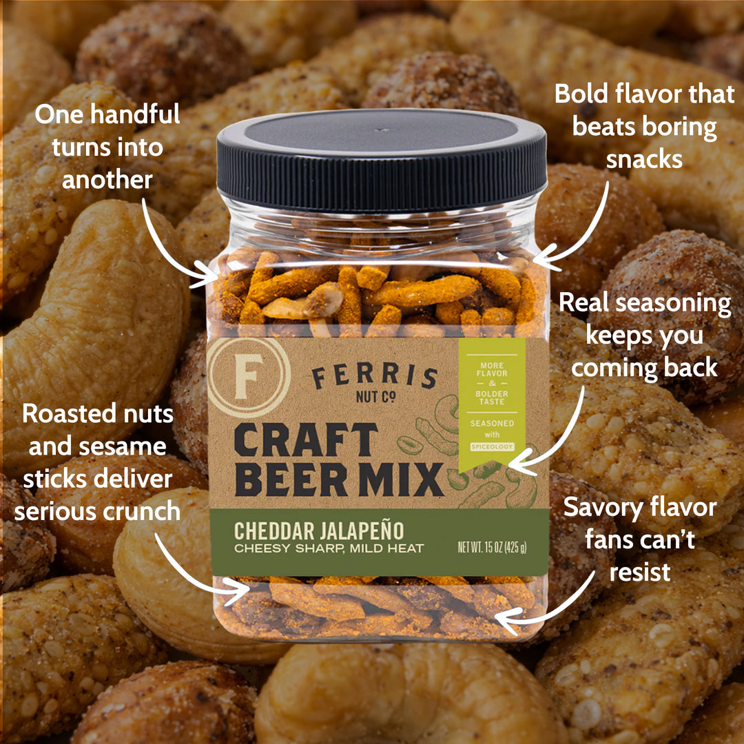 Craft Beer Mix (Cheddar Jalapeño) 15 oz.