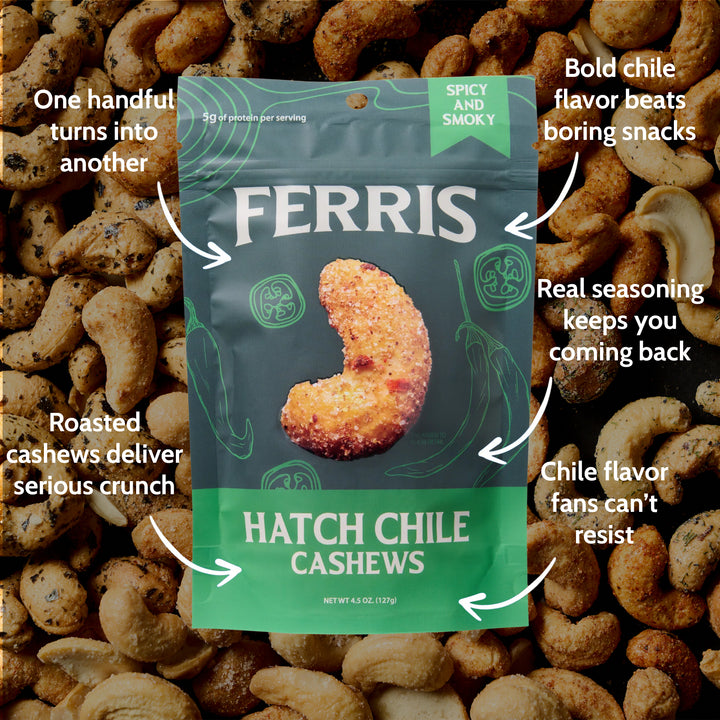 Hatch Chile Cashews 4.5 oz.
