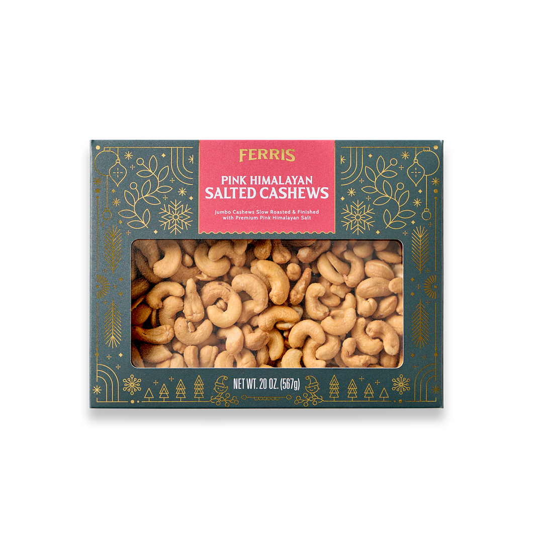 Pink Himalayan Salted Cashews