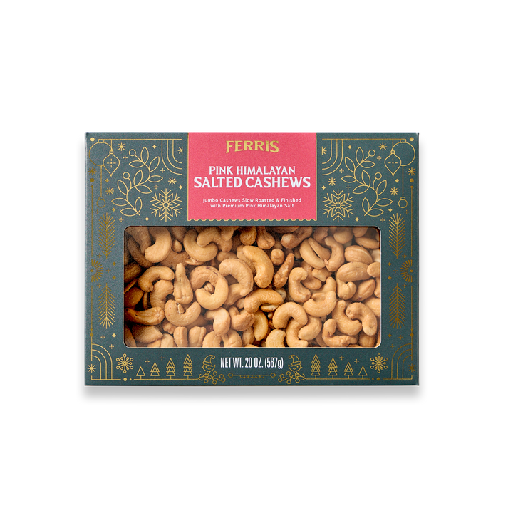 Pink Himalayan Salted Cashews