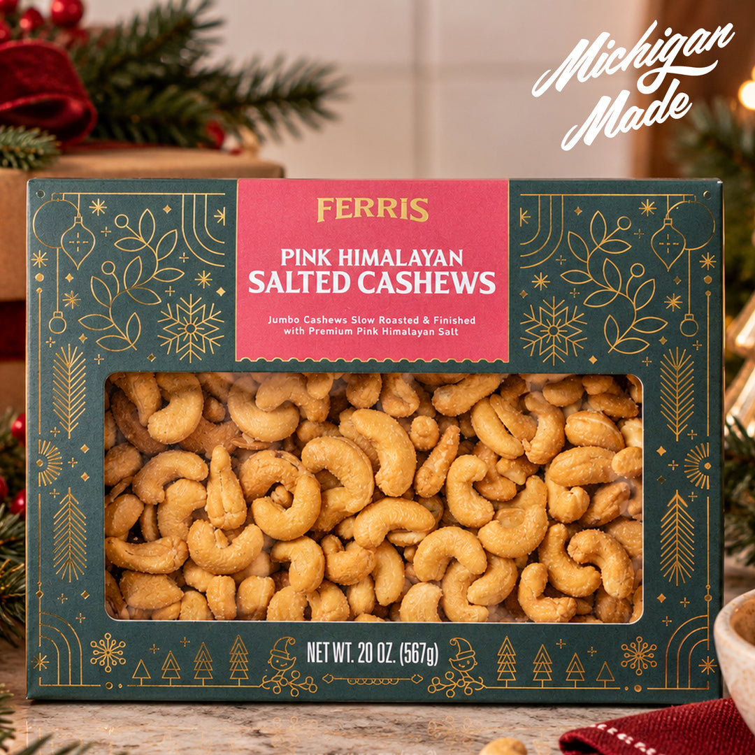Pink Himalayan Salted Cashews