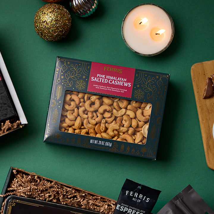 Pink Himalayan Salted Cashews