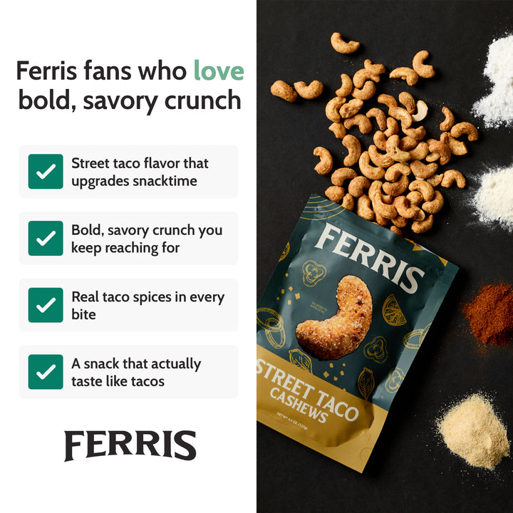 Street Taco Cashews 4.5 oz.