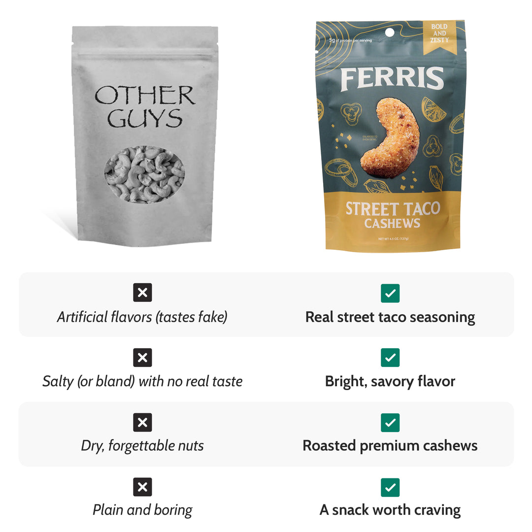 Street Taco Cashews 4.5 oz.