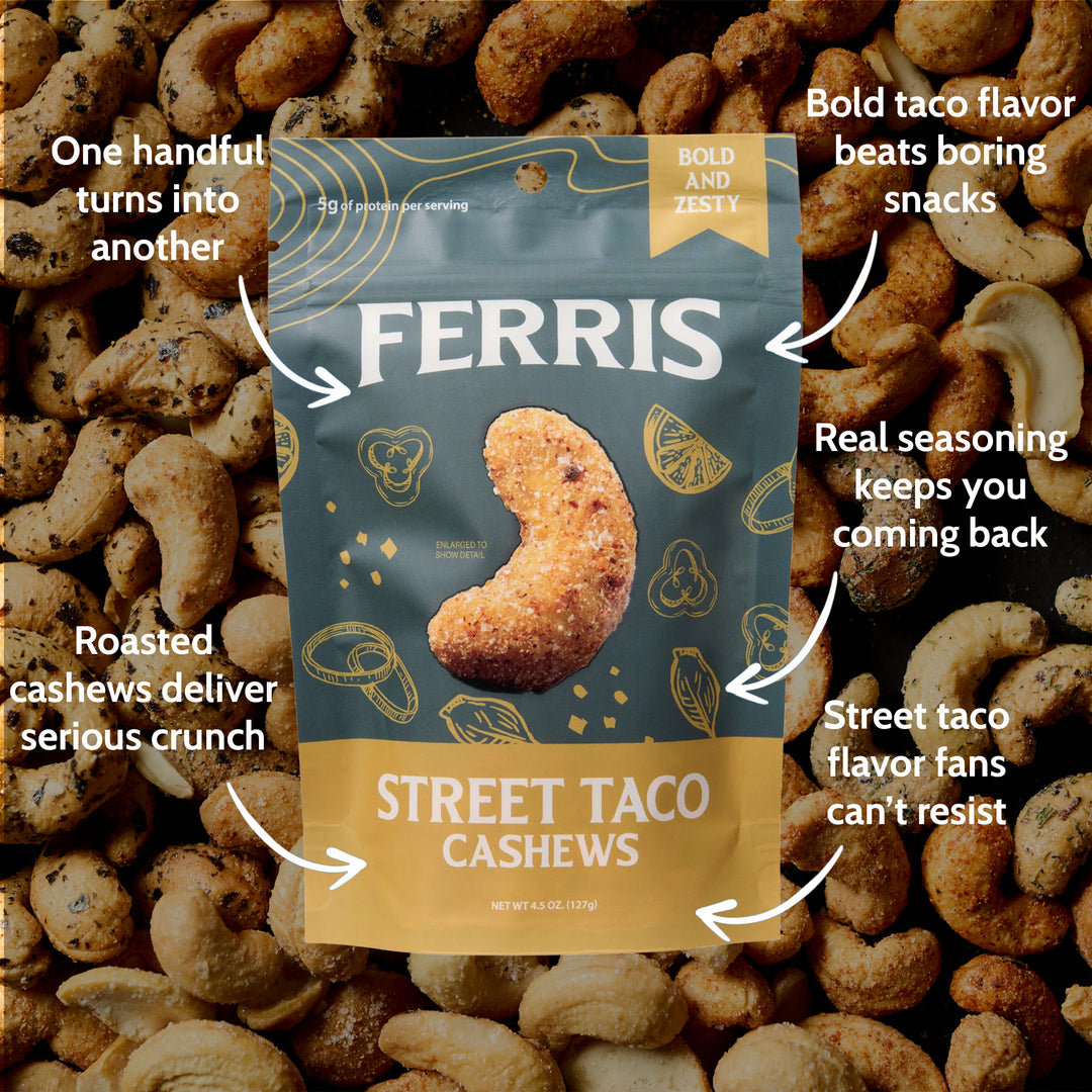Street Taco Cashews 4.5 oz.