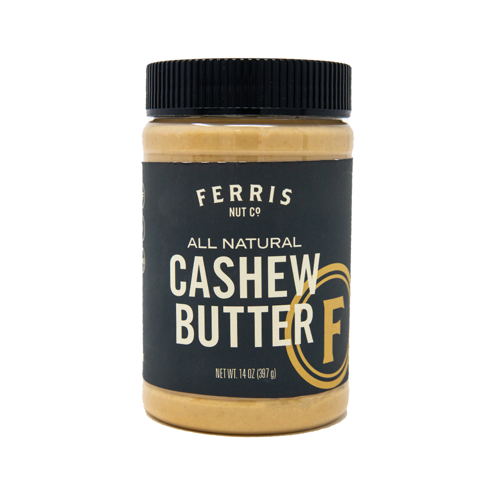 14 ounce jar of all natural cashew butter