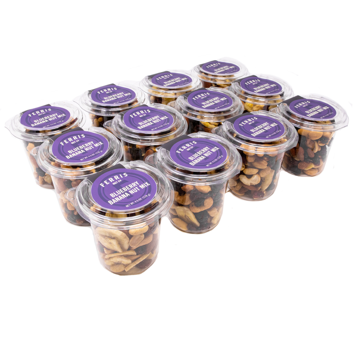 Blueberry Banana Nut Mix To Go Cup 12-count (Roasted Salted)